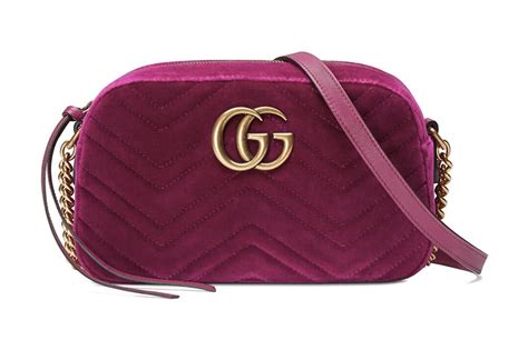 gucci velvet waist bag|Gucci velvet bag fuchsia.